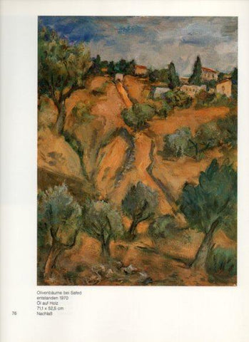 LAMINA V25803: Leo Khan. Olivenbaume bei Safed entstanden 1970