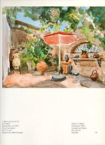 LAMINA V25805: Leo Khan. Garten in Safed entstanden 1978