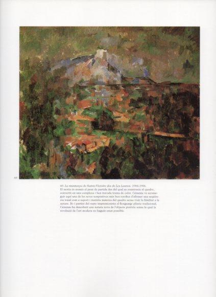 LAMINA V25777: Cezanne. La muntanya de Sainte-Victoire des de Les Lauves