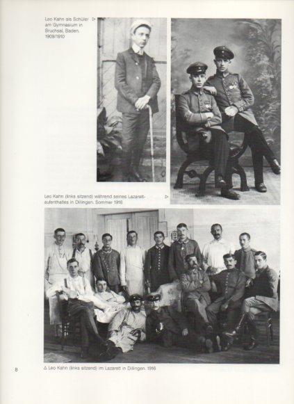 LAMINA V25779: Leo Khan im Lazarett in Dillingen 1916
