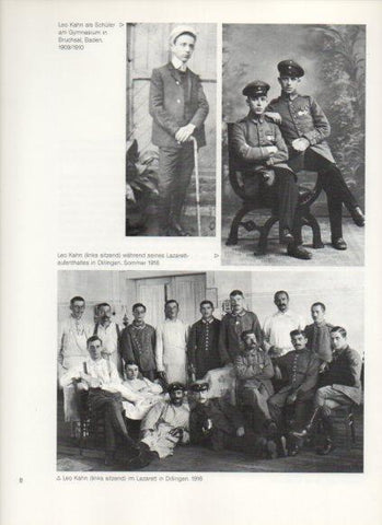 LAMINA V25779: Leo Khan im Lazarett in Dillingen 1916