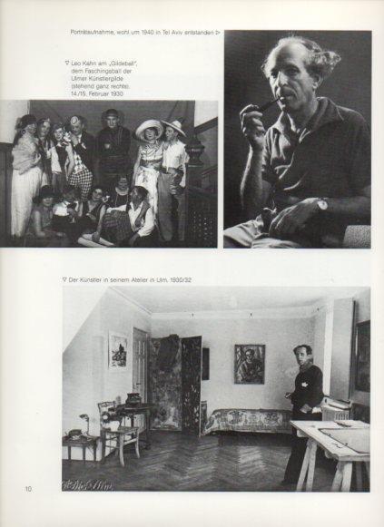 LAMINA V25780: Leo Khan in seinem Atelier in Ulm 1930 - 1932