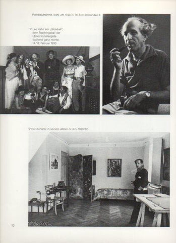 LAMINA V25780: Leo Khan in seinem Atelier in Ulm 1930 - 1932
