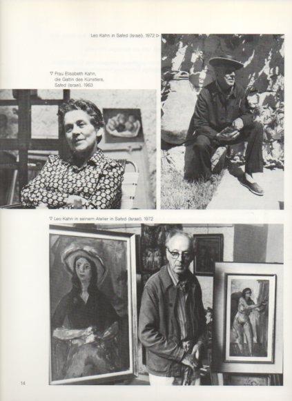 LAMINA V25782: Leo Khan in seinem Atelier in Safed Israel 1972