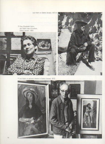 LAMINA V25782: Leo Khan in seinem Atelier in Safed Israel 1972