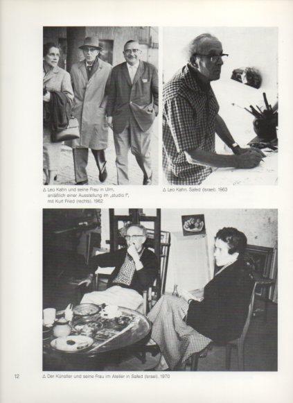 LAMINA V25781: Leo Khan und seine Frau im Atelier in Safed Israel 1970