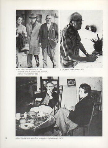 LAMINA V25781: Leo Khan und seine Frau im Atelier in Safed Israel 1970