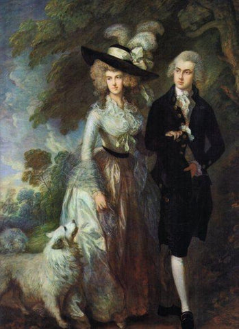 LAMINA V25888: El paseo matinal por T. Gainsborough