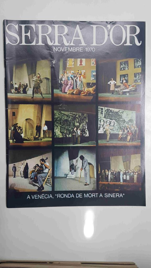 Revista: Serra d'Or, num 134, 15 novembre 1970 - A Venecia Ronda de mort a Sinera