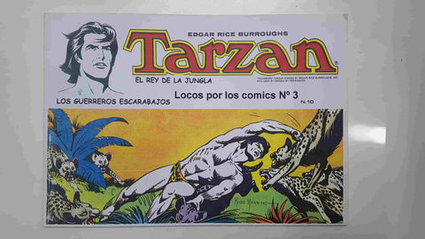 Facsimil: Tarzan el rey de la jungla, tiras dominicales num 3. Locos por los Comics num 10 - Los guerreros escarabajos