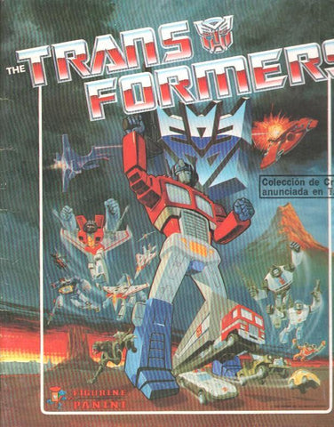 Album cromos: Transformers (CON CROMOS PEGADOS)