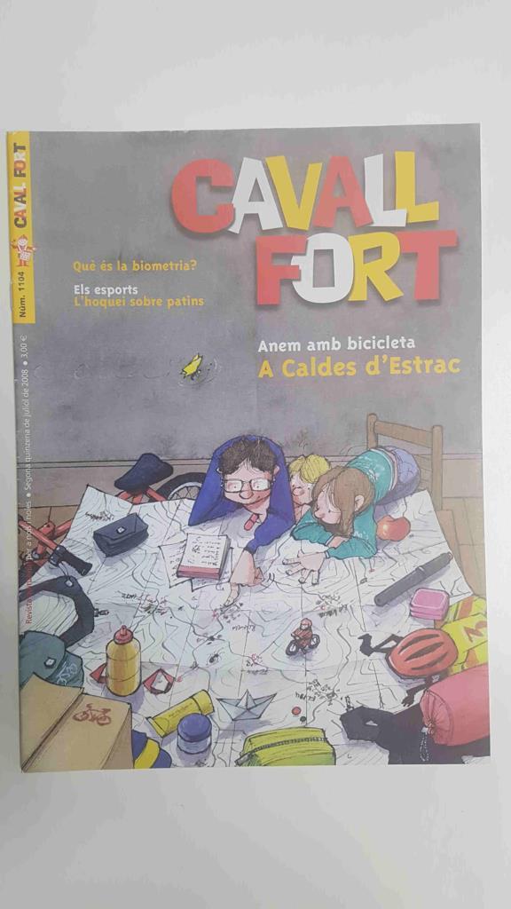 Revista: Cavall Fort num 1104, 2a quinzena de juliol de 2008 - Anem a bicileta a Caldes d'Estrac