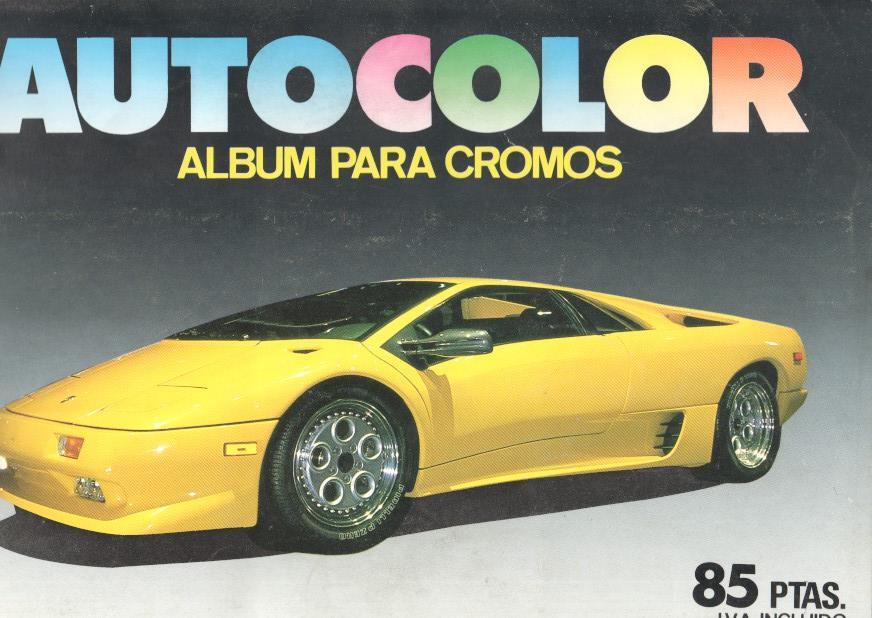 Album cromos: Autocolor (CROMOS PEGADOS)
