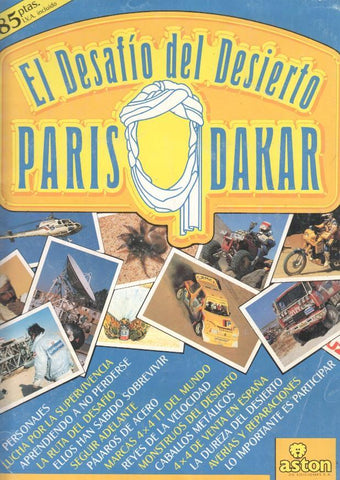 Album cromos: El desafio del desierto Paris Dakar (CROMOS PEGADOS)