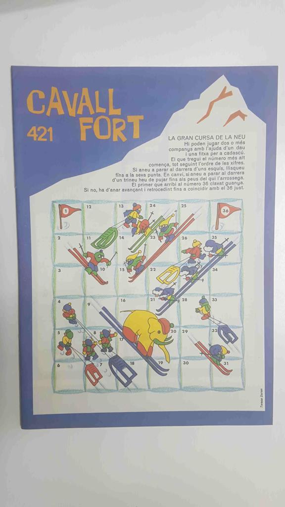 Cavall Fort numero 421,  febrer 1980 - La gran cursa de la neu 