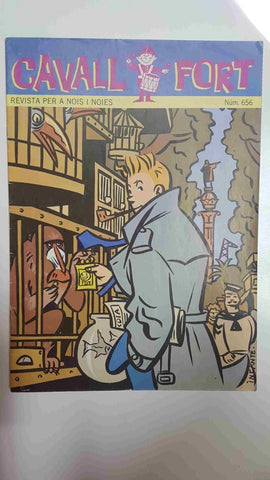Cavall Fort numero 656, novembre 1989. Portada per Francesc Infante