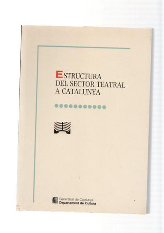 Estructura del sector teatral a Catalunya