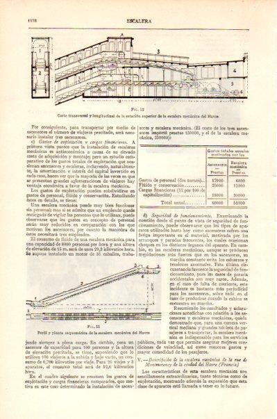 LAMINA V27541: Escalera mecanica del Havre