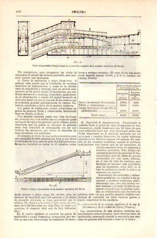 LAMINA V27541: Escalera mecanica del Havre