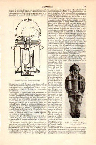 LAMINA V27529: Escafandra Drager
