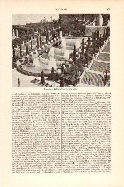LAMINA V27548: Cascada num 3 de la Exposicion de Barcelona
