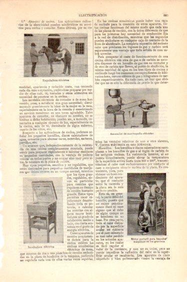 LAMINA V27481: Incubadora y esquiladora electrica