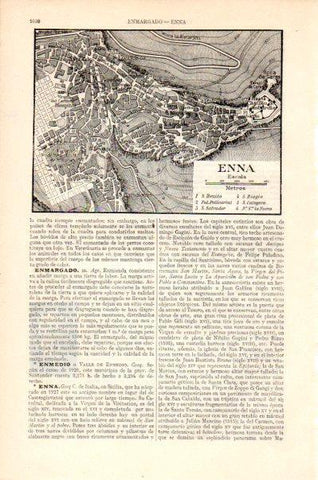 LAMINA V27513: Plano de Enna