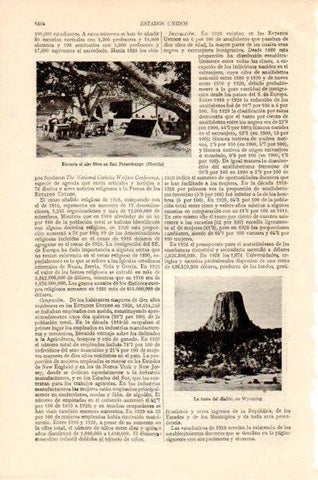 LAMINA V27508: La torre del diablo en Wyoming