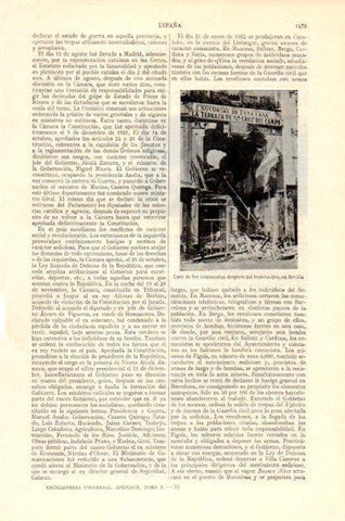 LAMINA V27644: Casa de los comunistas bombardeada en Sevilla