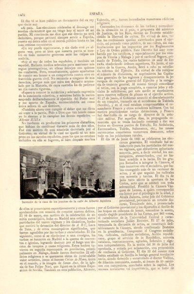 LAMINA V27643: Incendio de la casa de los jesuitas, calle de Alberto Aguilera