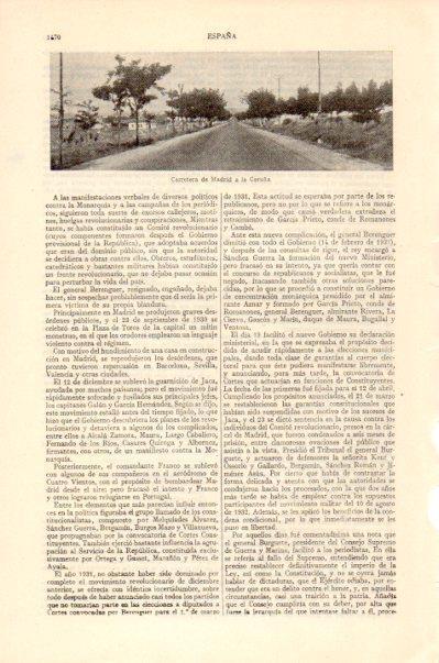 LAMINA V27642: Carretera de Madrid a La Coruña