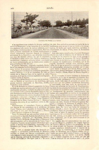 LAMINA V27642: Carretera de Madrid a La Coruña