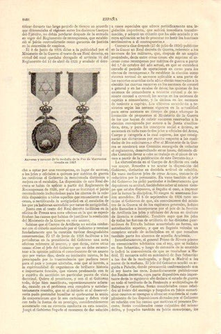 LAMINA V27641: Medalla de la Paz de Marruecos creada en 1927