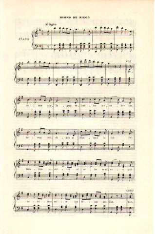 LAMINA V27640: Himno de Riego