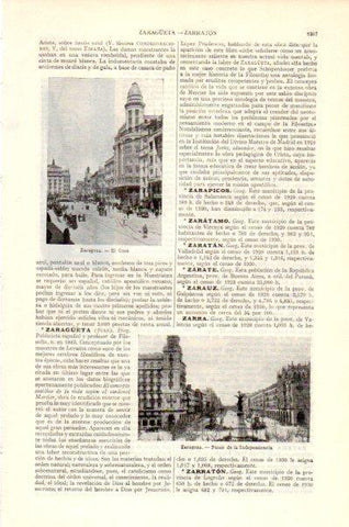 LAMINA V27626: El Coso y Paseo de la Independencia en Zaragoza