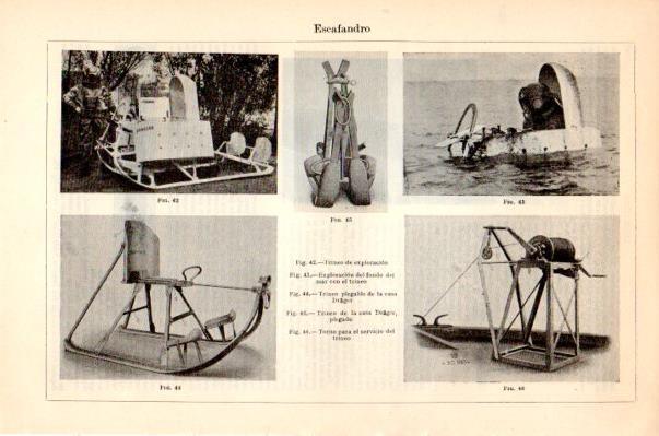 LAMINA V27671: Escafandro trineo