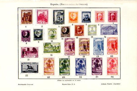 LAMINA V27655: Nuevos sellos de Correos de España