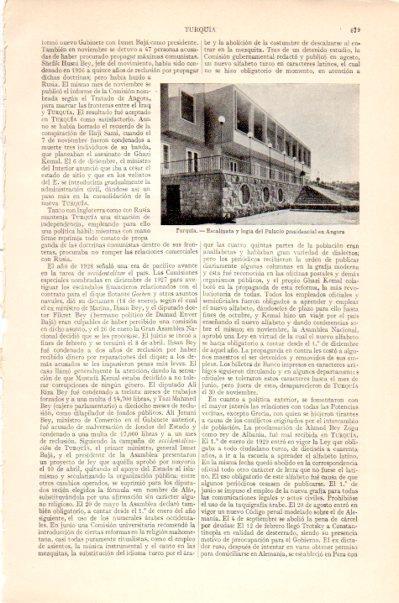 LAMINA V27597: Escalinata del palacio presidencial en Angora