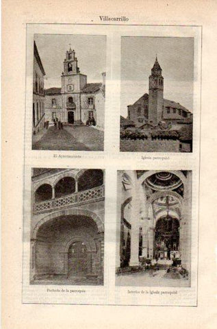 LAMINA V27334: Ayuntamiento e iglesia de Villacarrillo