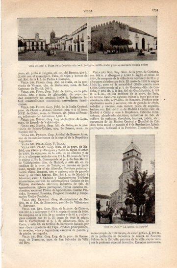 LAMINA V27329: Vistas e iglesia de Villa del Rio