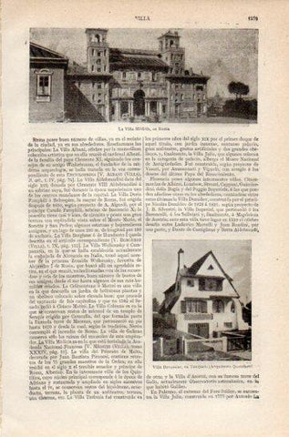 LAMINA V27326: La Villa Medicis en Roma