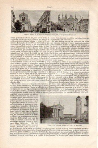LAMINA V27321: Iglesia y Catedral de Vilna