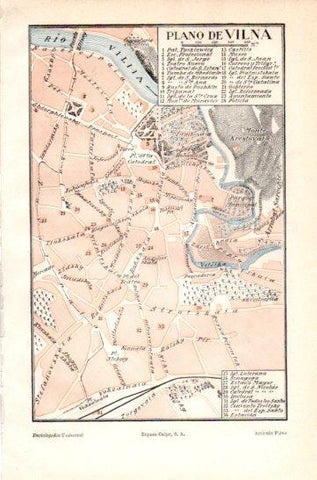 LAMINA V27318: Plano de Vilna