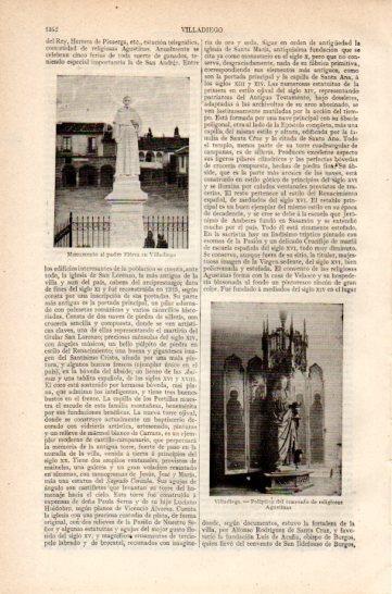 LAMINA V27337: Monumento al padre Florez en Villadiego