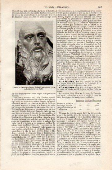LAMINA V27354: Cabeza de San Francisco de Paula en Villalon de Campos