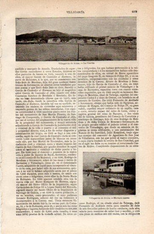 LAMINA V27348: La Concha y el mercado de Villagarcia de Arosa