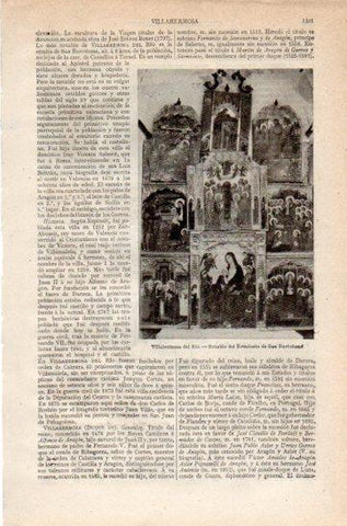 LAMINA V27350: Retablo del Ermitorio de San Bartolome en Villahermosa del Rio