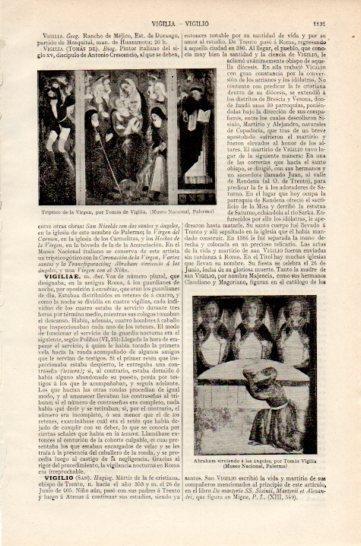 LAMINA V27275: Triptico de la Virgen por Tomas de Vigilia