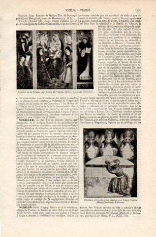 LAMINA V27275: Triptico de la Virgen por Tomas de Vigilia