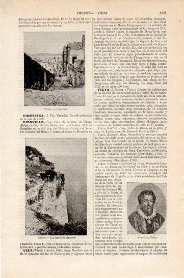 LAMINA V27268: Los Escollos blancos y calle de Vieste, Italia